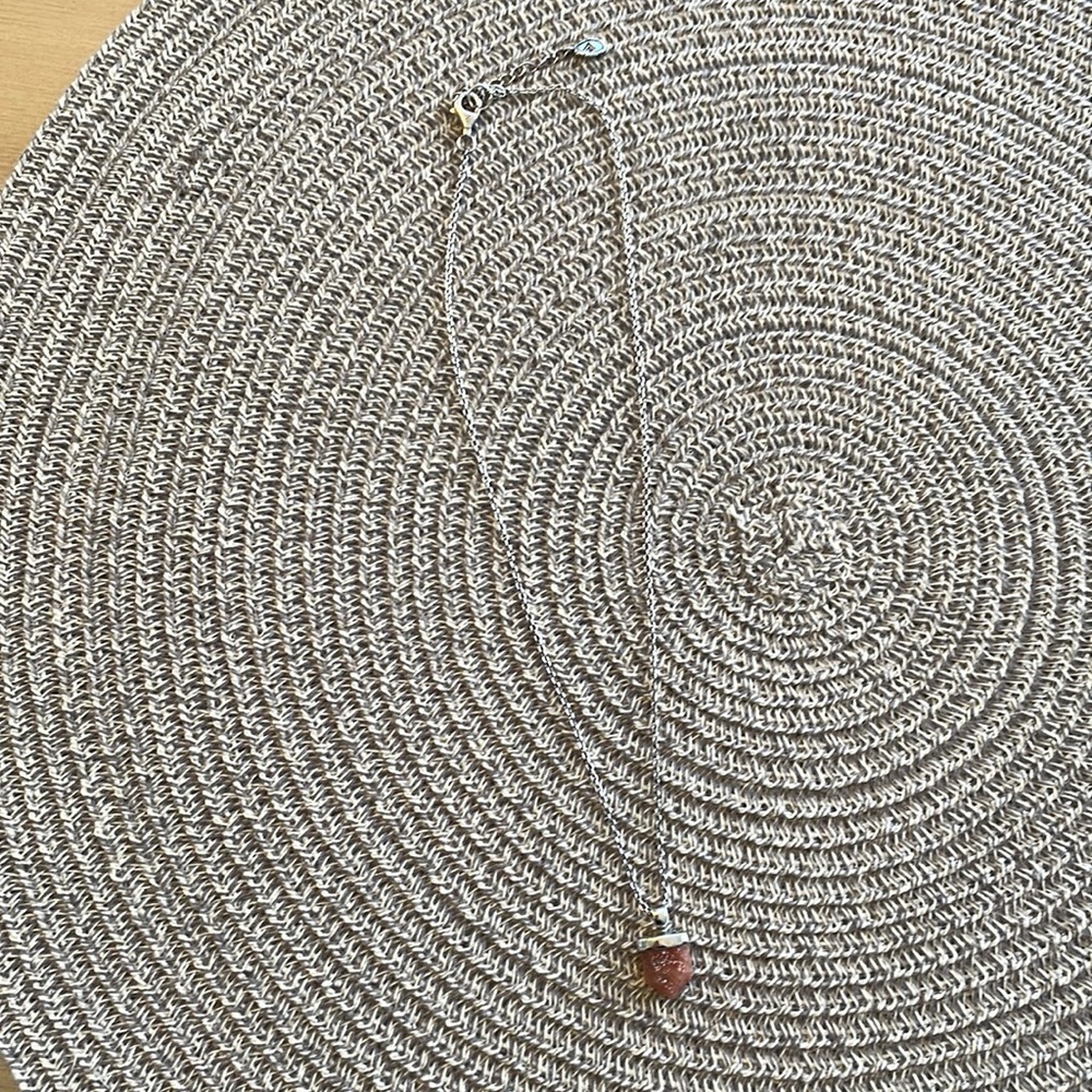 Silpada goldstone pendant necklace